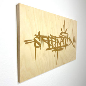 Laser Engraved Wood Rectangular Signs