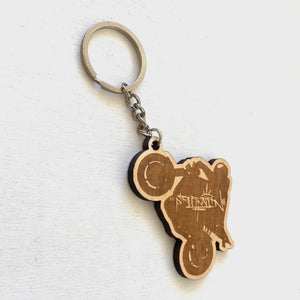 StreetNation Wood Keychain