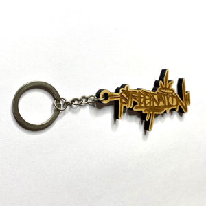 Laser Wood Engraved StreetNation Keychain